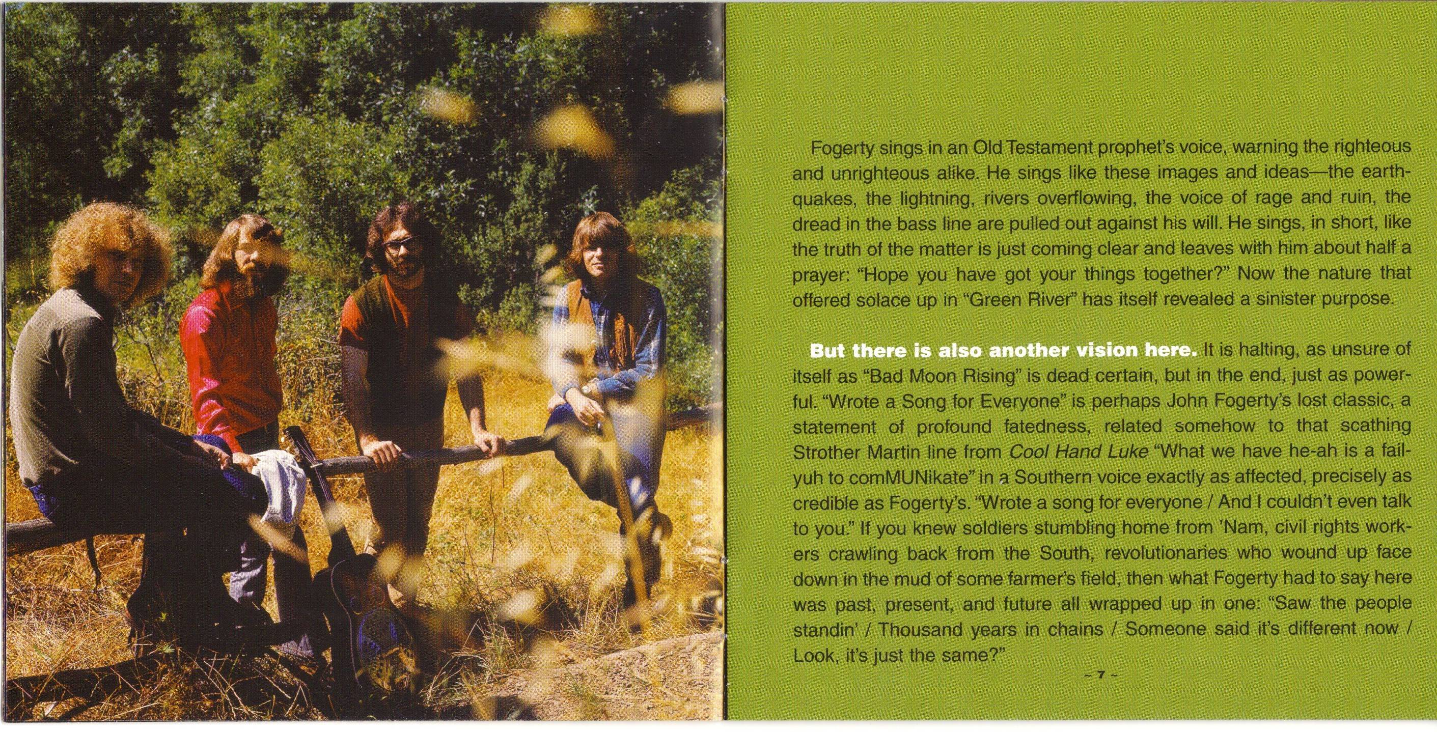 Creedence Clearwater Revival Green River 40th anniversary edition : Booklet04 JPN